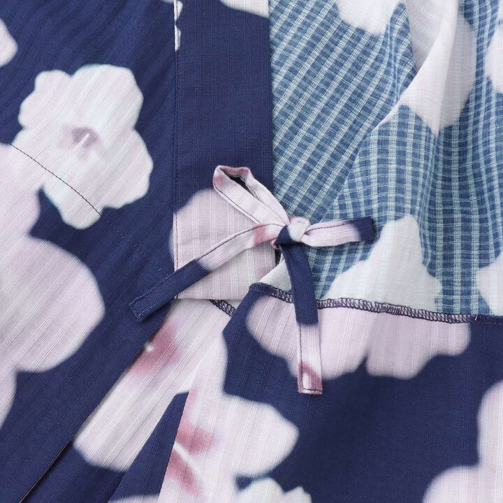 Floral Pattern Two-Piece Yukata,Pearl white, medium image number 27
