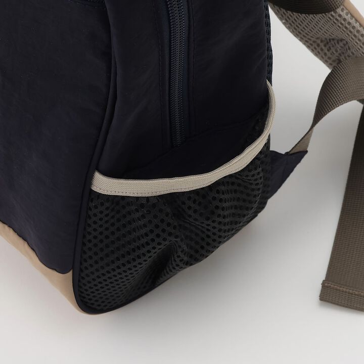 [Monpoke] Face Embroidered Backpack,Navy, medium image number 5
