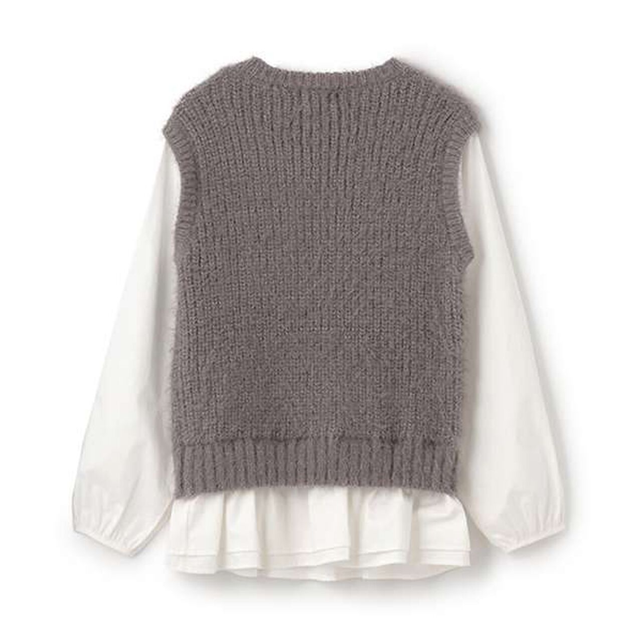 [Link] Shaggy Docking Blouse,Ivory, large image number 1