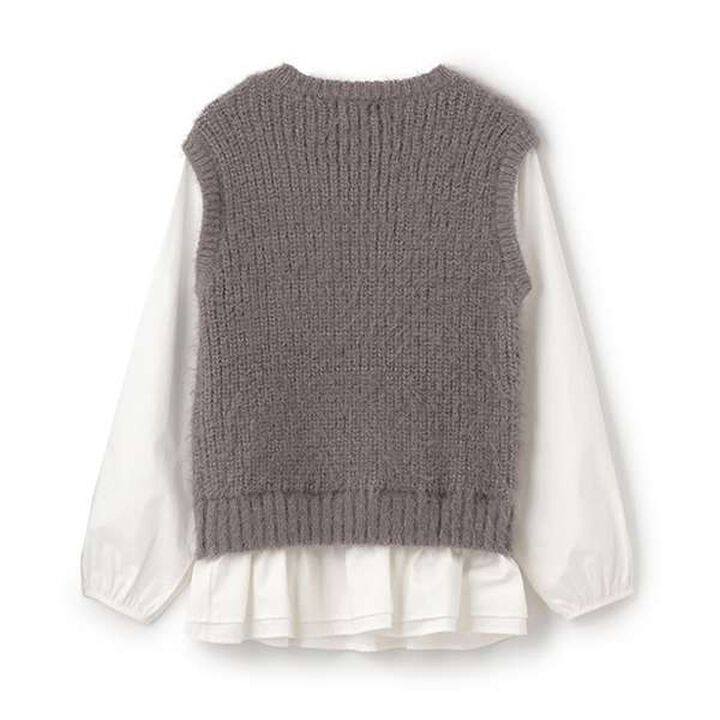 [Link] Shaggy Docking Blouse,Ivory, medium image number 1