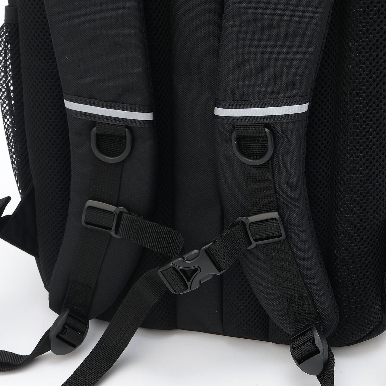 32L Lightweight Water-Repellent Bucket-Style School Backpack,Black, large image number 8