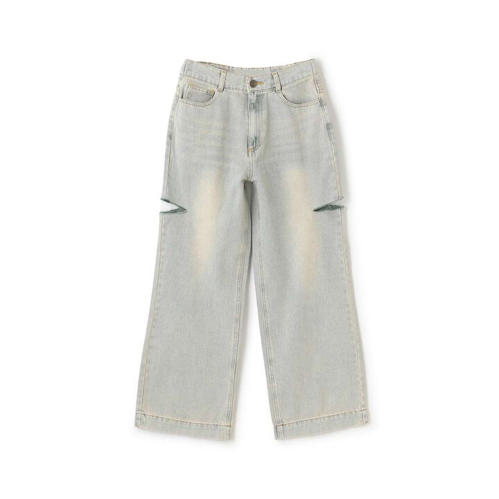 [LTXC] Distressed Wide Pants,Blue, medium image number 11