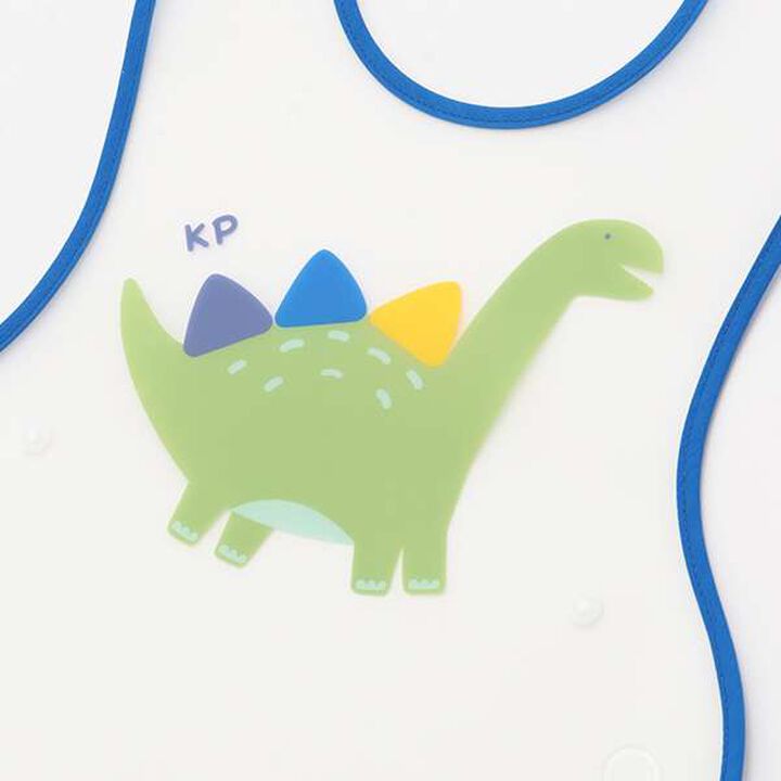 Made in Japan / Dinosaur Motif Bib,Blue, medium image number 4