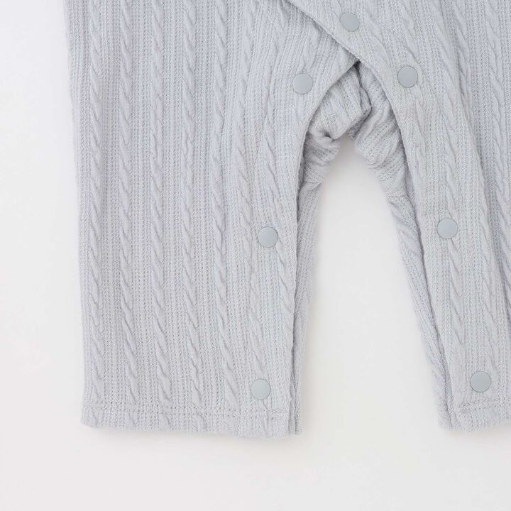 [Link] Shirred Frill Coverall,Pearl white, medium image number 5