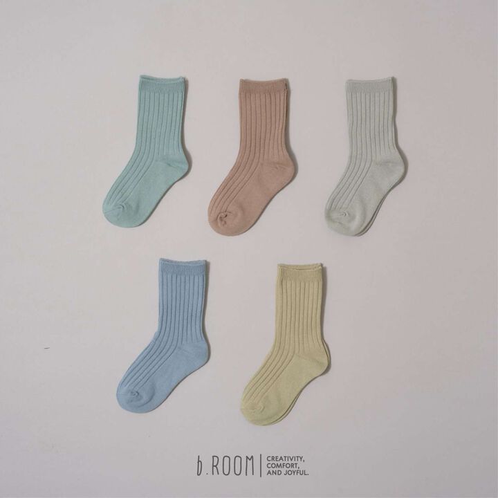 [Daily Standard Wear] Nuance Color Basic Socks,Gray, medium image number 1