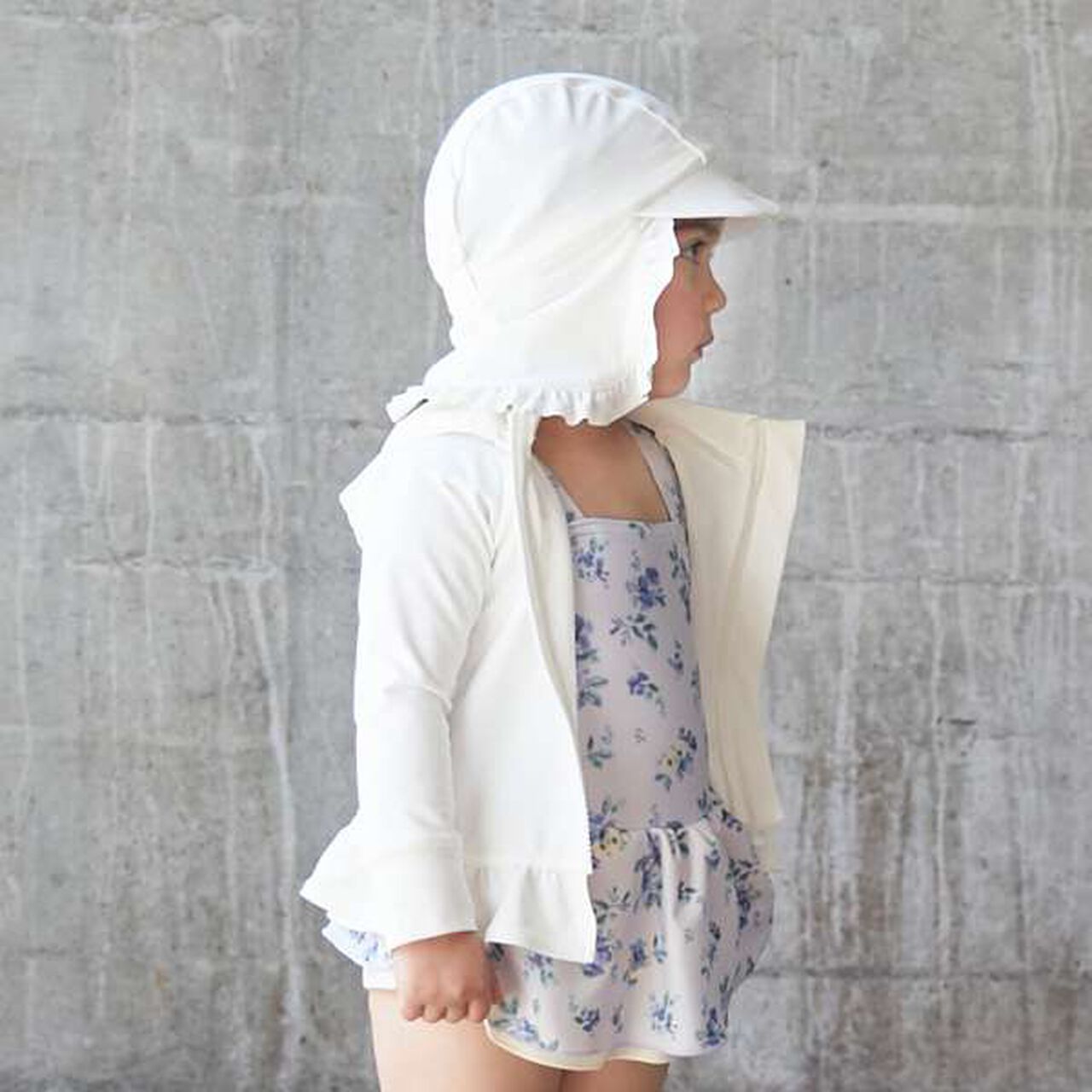 [SWIM] Ruffle Rash Guard,Light pink, large image number 1