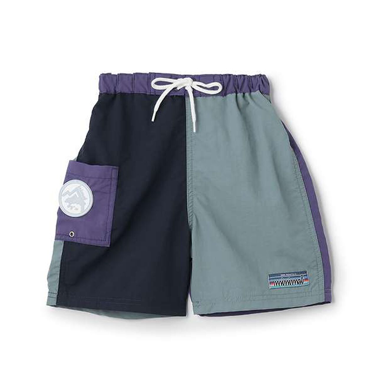 [UV Protection/SWIM] Water-Repellent Board Shorts,Blue gray, large image number 0
