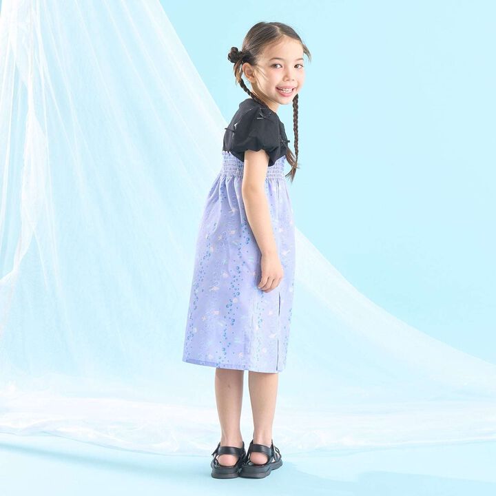 [Easy Wear♪] Cool Touch 4-Way Separate Yukata with Obi Belt (Kawaii) [Kids Girls],Dark red, medium image number 35