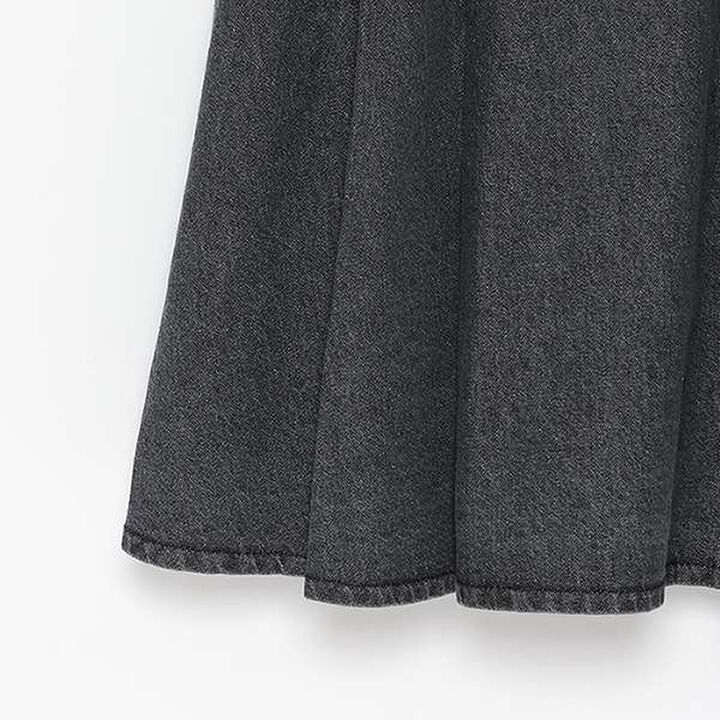 Lace-Up Denim Jumper Dress,Blue, medium image number 6