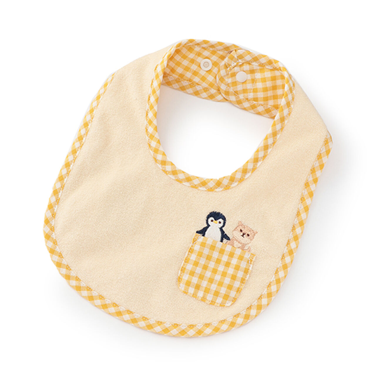 Pocket Animal Bib,Blue, large image number 0
