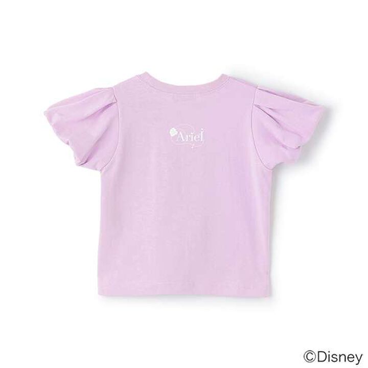[Stain-resistant and Water-repellent] Disney Princess Puff Sleeve T-Shirt,White, medium image number 1