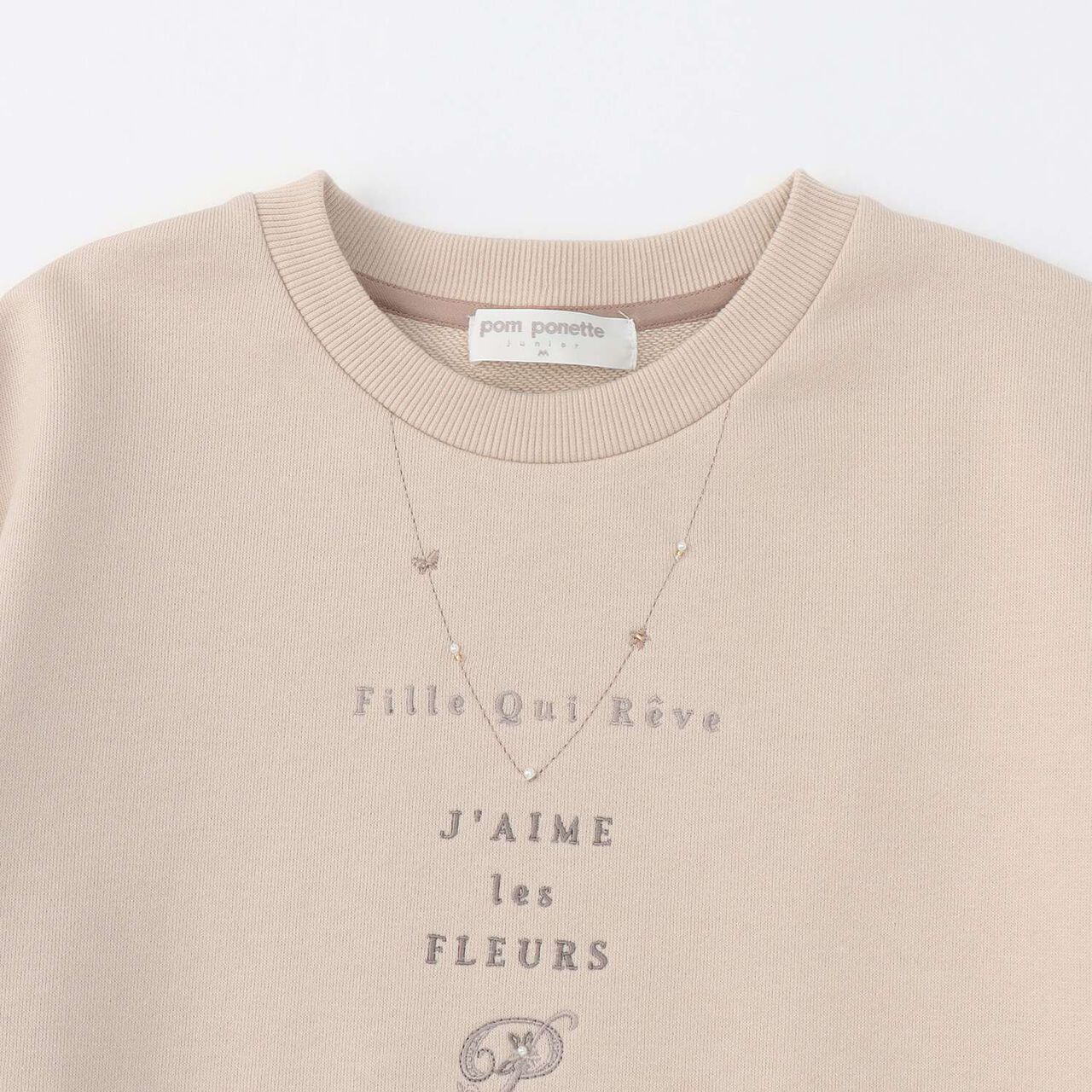 Necklace Logo Top,Black, large image number 2