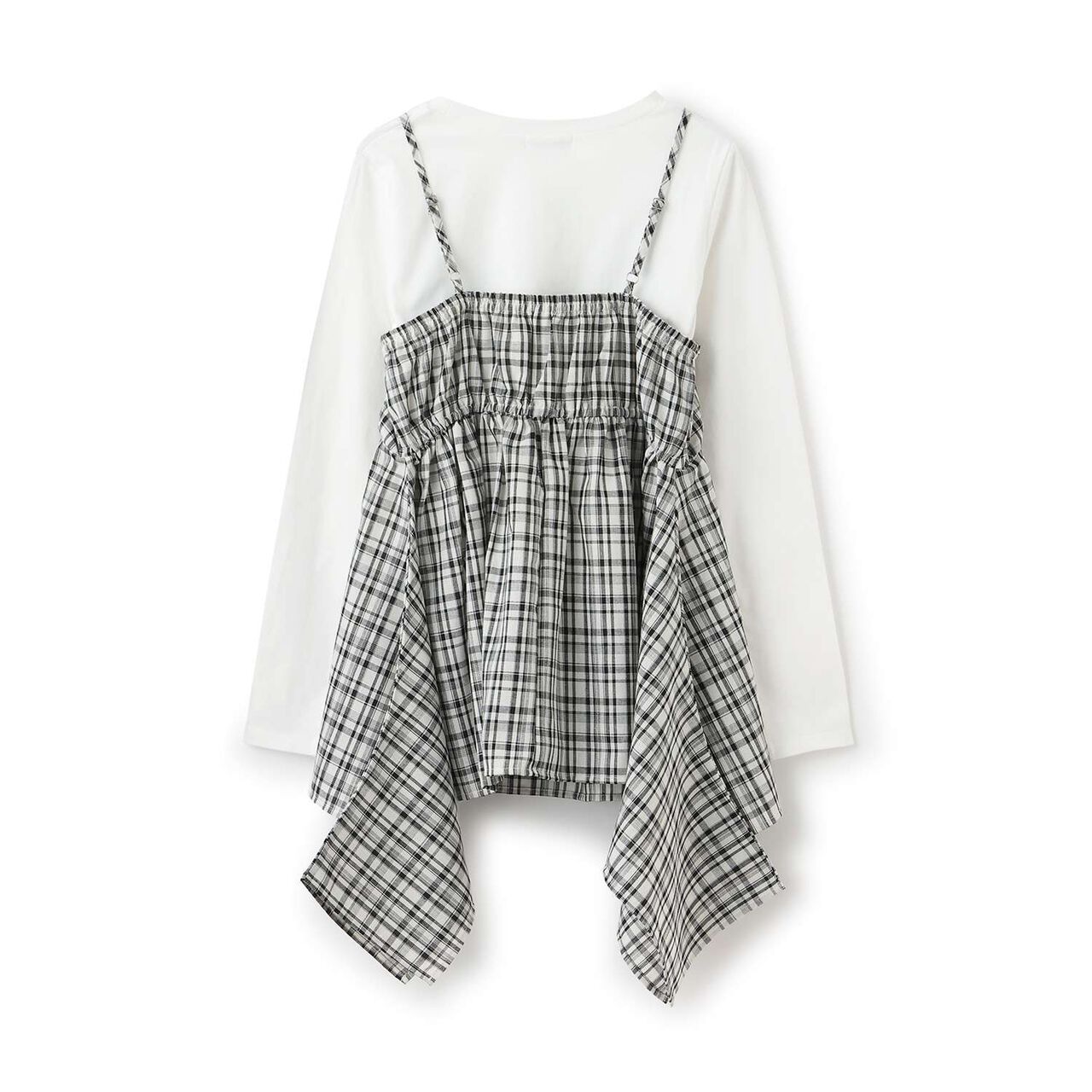 Asymmetrical Tunic Set,Black, large image number 10