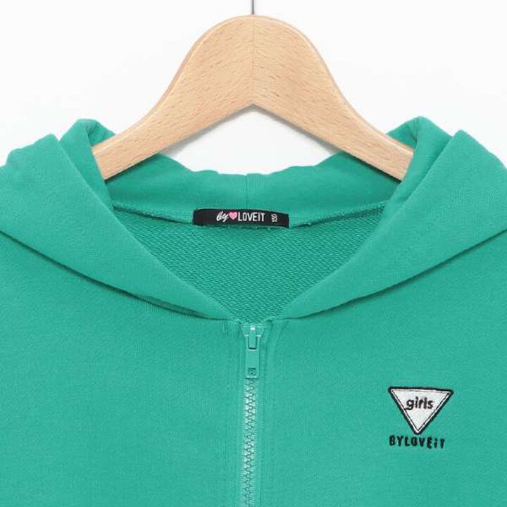 Hem Logo Parka,Emerald green, medium image number 2