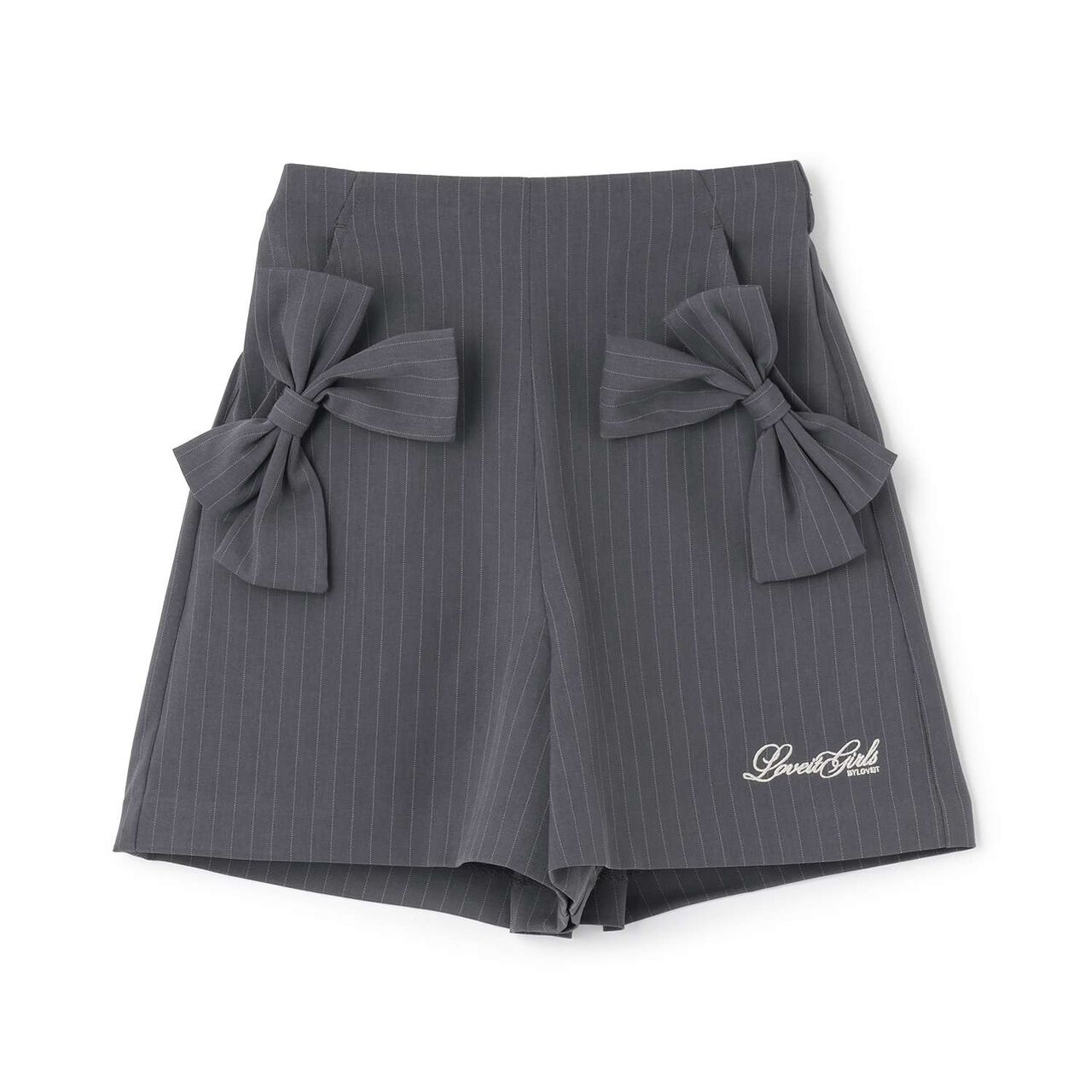 [Graduation Attire] High-Waist Ribbon Shorts,Multi color, large image number 6