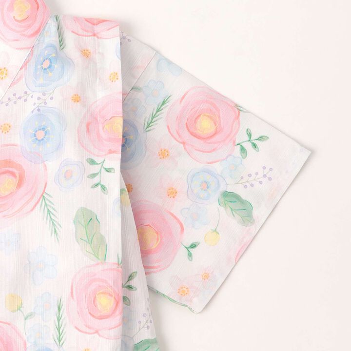 花卉圖案甚平服套裝,薰衣草紫, medium image number 5