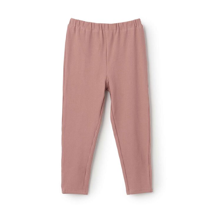 [365D.] Ribbed Leggings,Coral red, medium image number 0