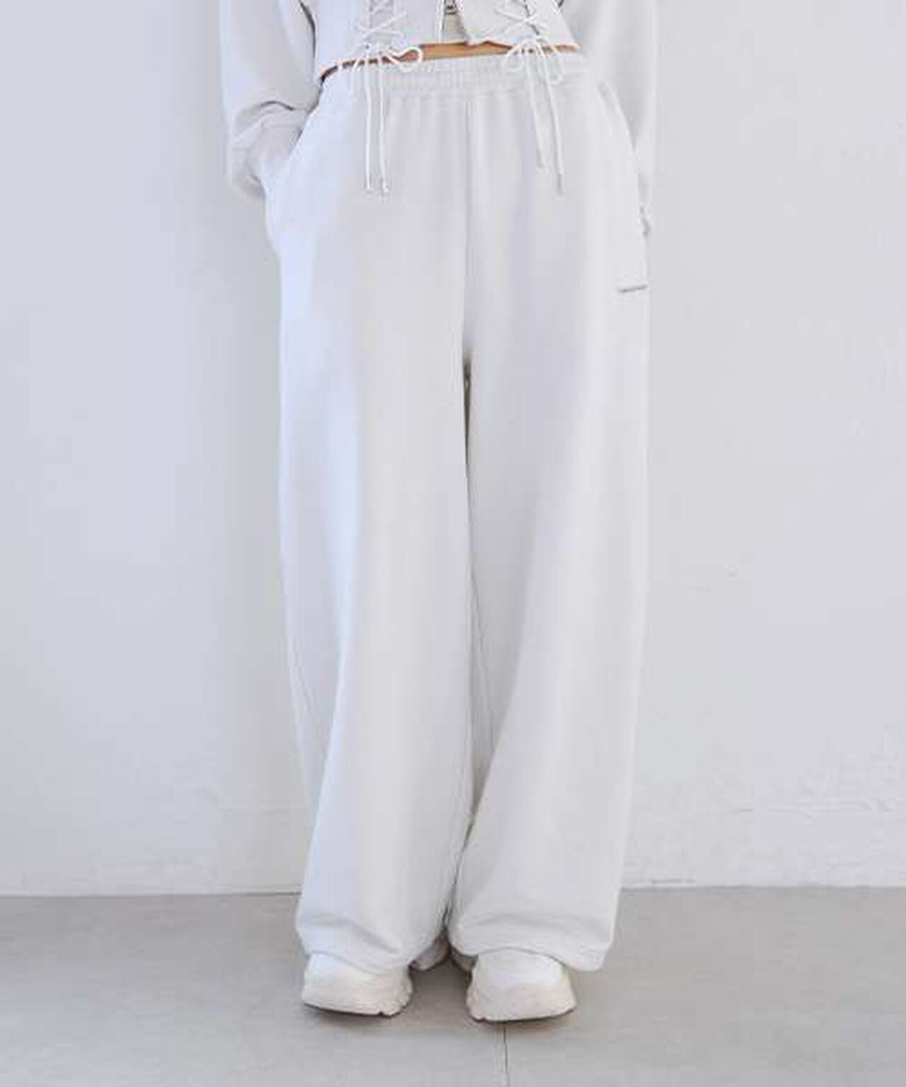 Plate Loose Sweatpants,Off white, large image number 0
