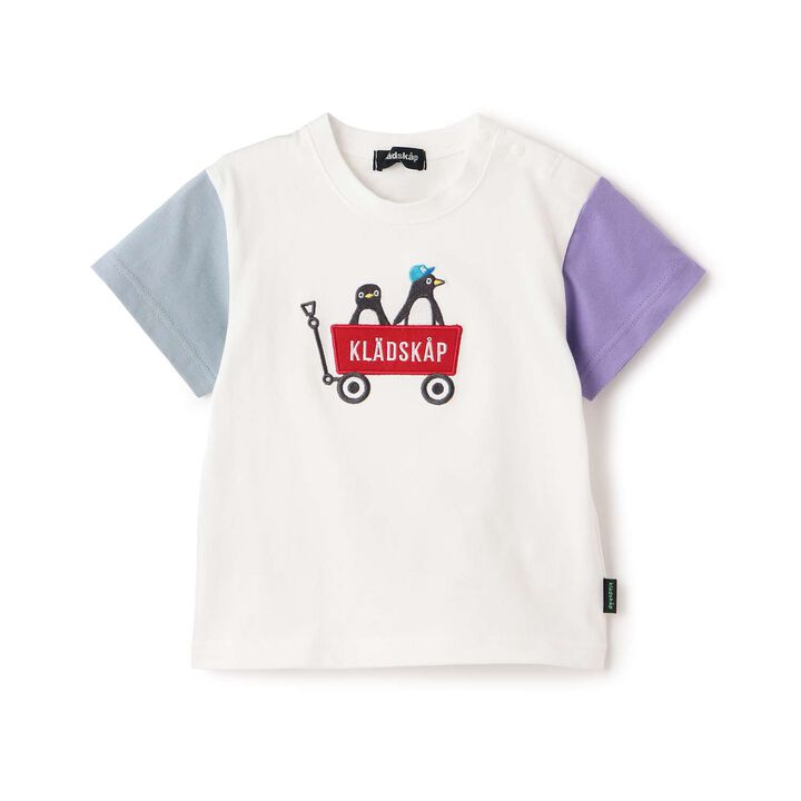 [Popular Item Restocked] [Not Available at Physical Stores] Penguin &times; Outdoor Wagon Short Sleeve T-Shirt,, medium