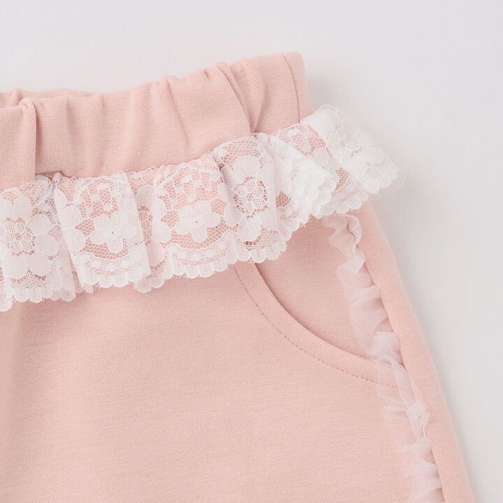 Side Tulle Long Pants,Pink, medium image number 13