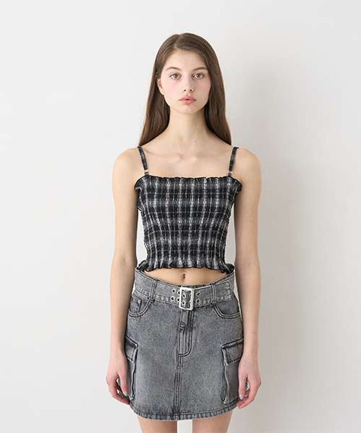 Cropped Shirt and Vest Set,Off white, medium image number 18