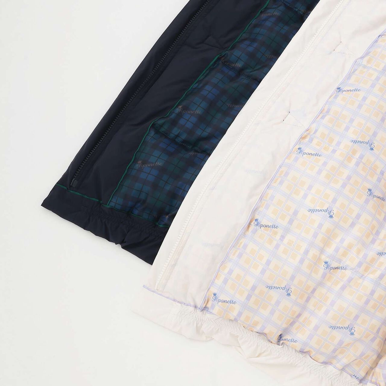 Water-Repellent Fiber Fill Duffle Coat,Off white, large image number 6