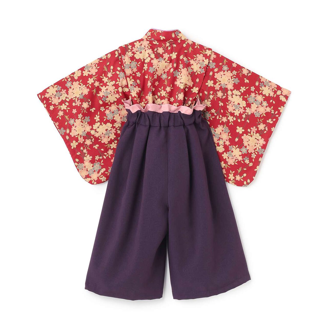 Girls Hakama Set [Made in Japan],Red, large image number 1