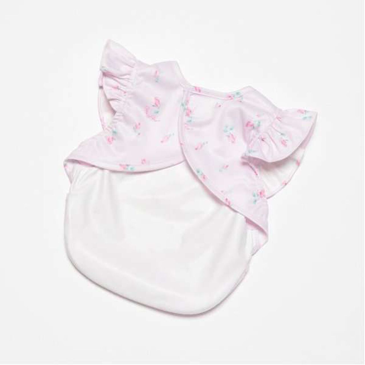 Rosebud Pattern Feeding Bib,Light pink, large image number 5