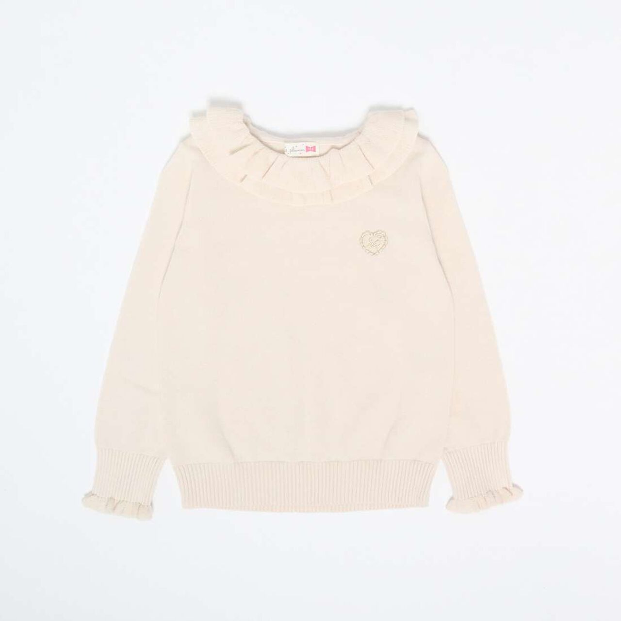 KP Frill Collar Sweater (0 to 0),Off white, large image number 1