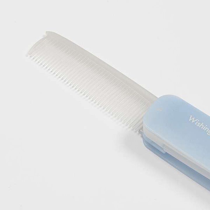 Logo 2-Way Comb [Made in Japan],Light green, medium image number 4