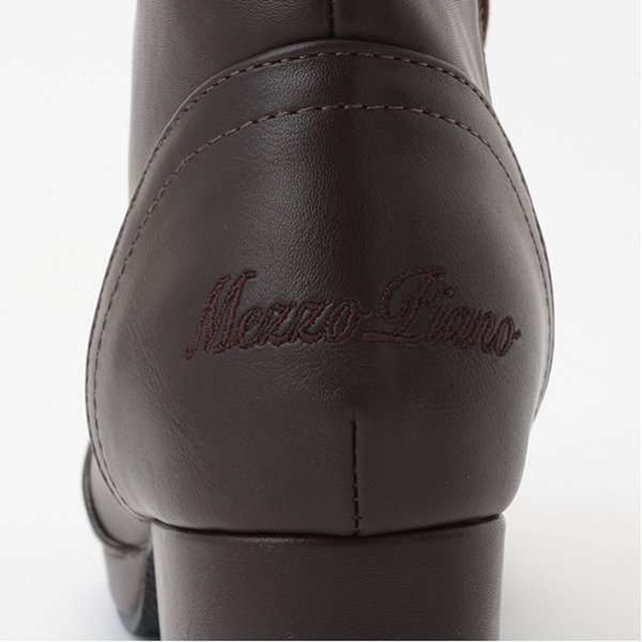 Satin Ribbon Lace-Up Short Boots,Light beige, large image number 17