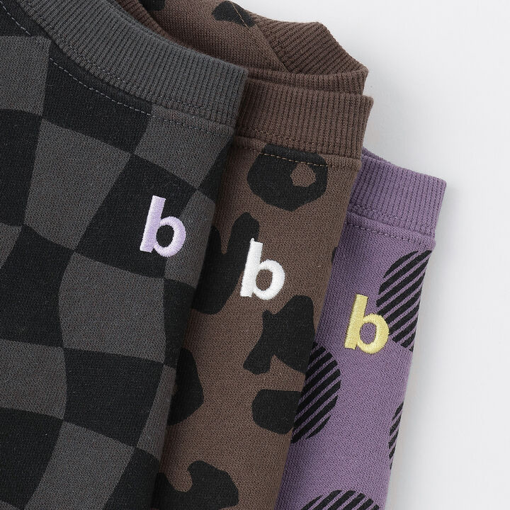 All-Over Pattern Sweatshirt [Kids Boys],Charcoal gray, medium image number 6