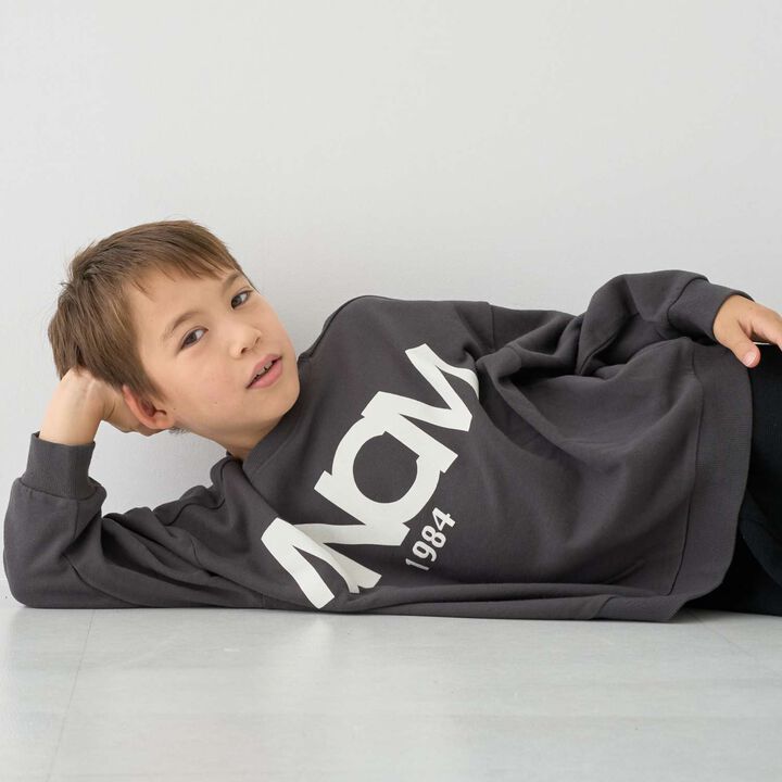 [Muteki Sweatshirt] Stain-Resistant, Quick-Dry & Anti-Pill Wide Sweatshirt [MNCM],Purple, medium image number 8
