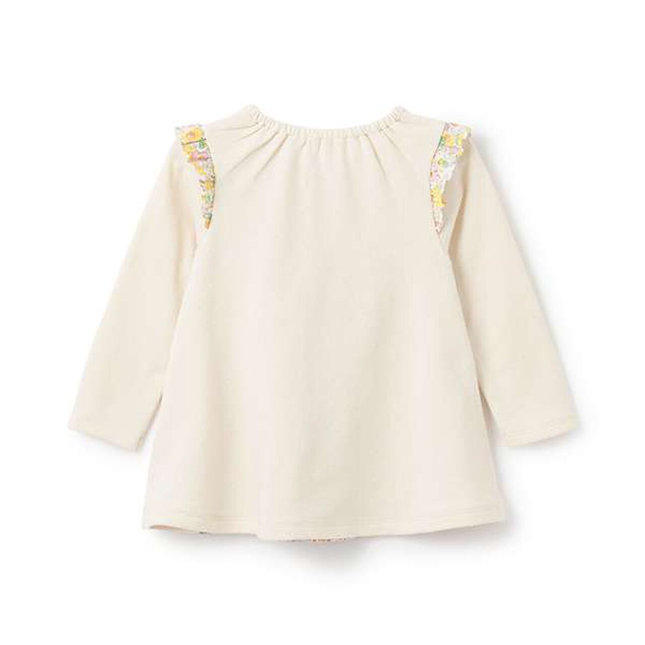 [Made in Japan] Liberty Fabric Patchwork Sweatshirt,Pearl white, large image number 1