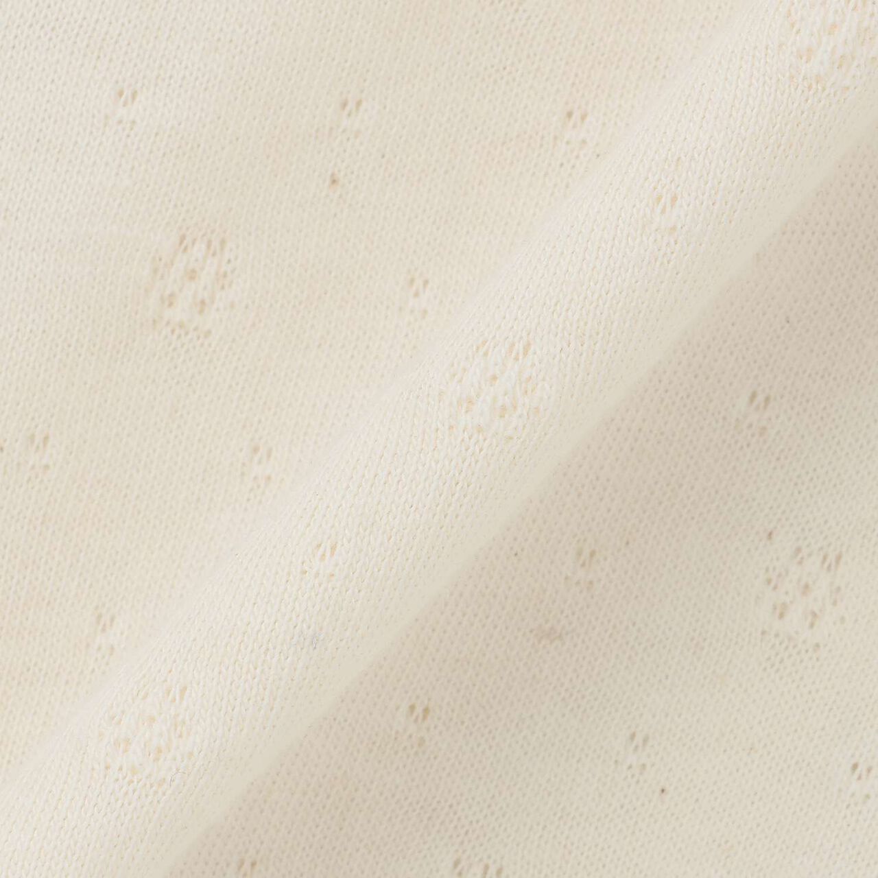 Organic Collar Bodysuit [Made in Japan],Pearl white, large image number 6