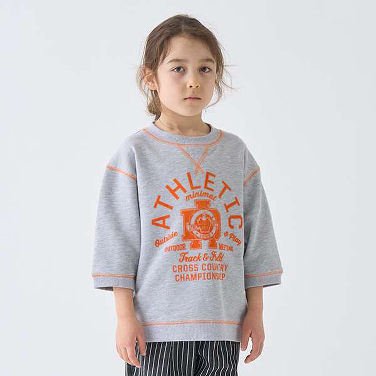 Color-Blocked Fleece Print Pullover,Off white, large image number 17