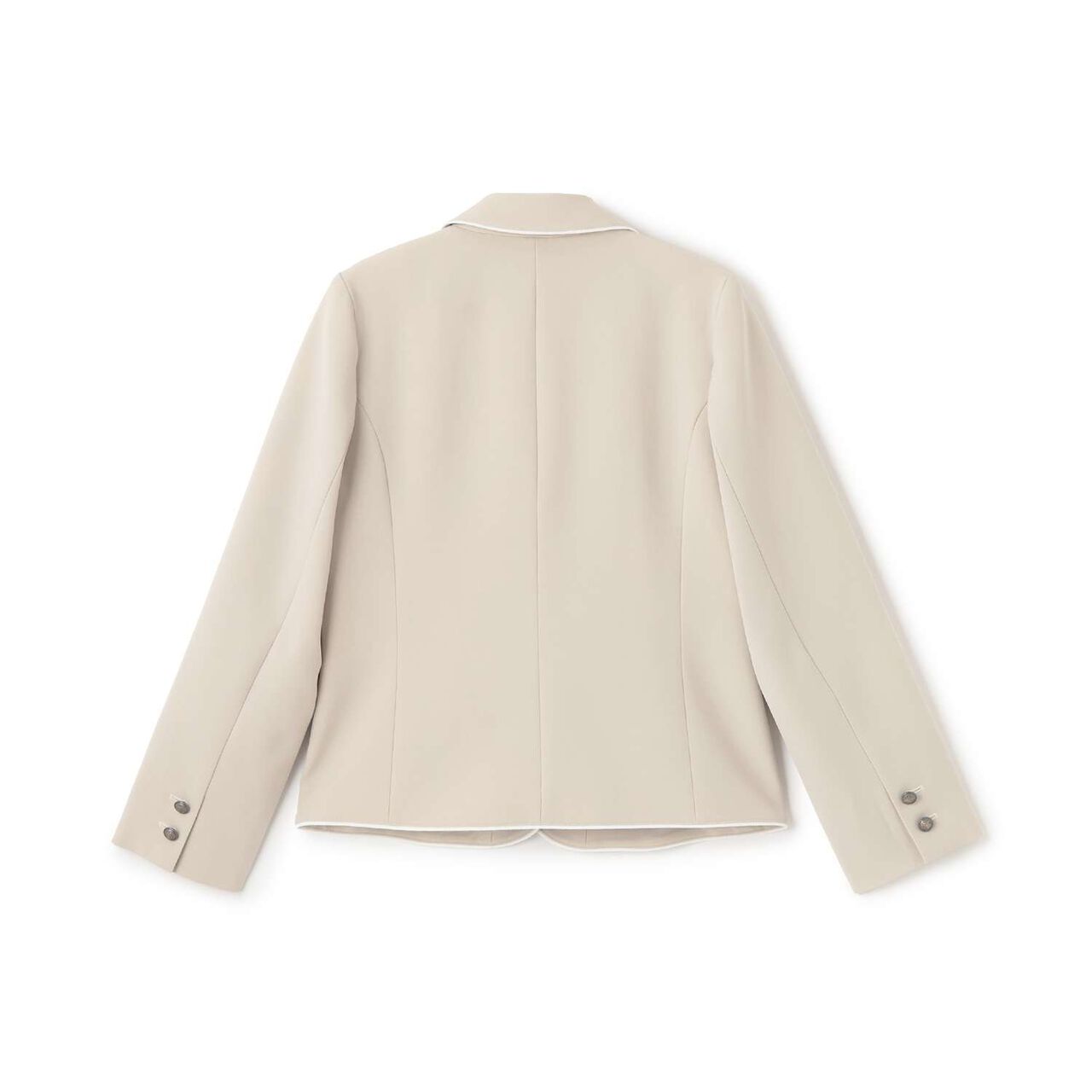 Piping Jacket,Beige, large image number 1