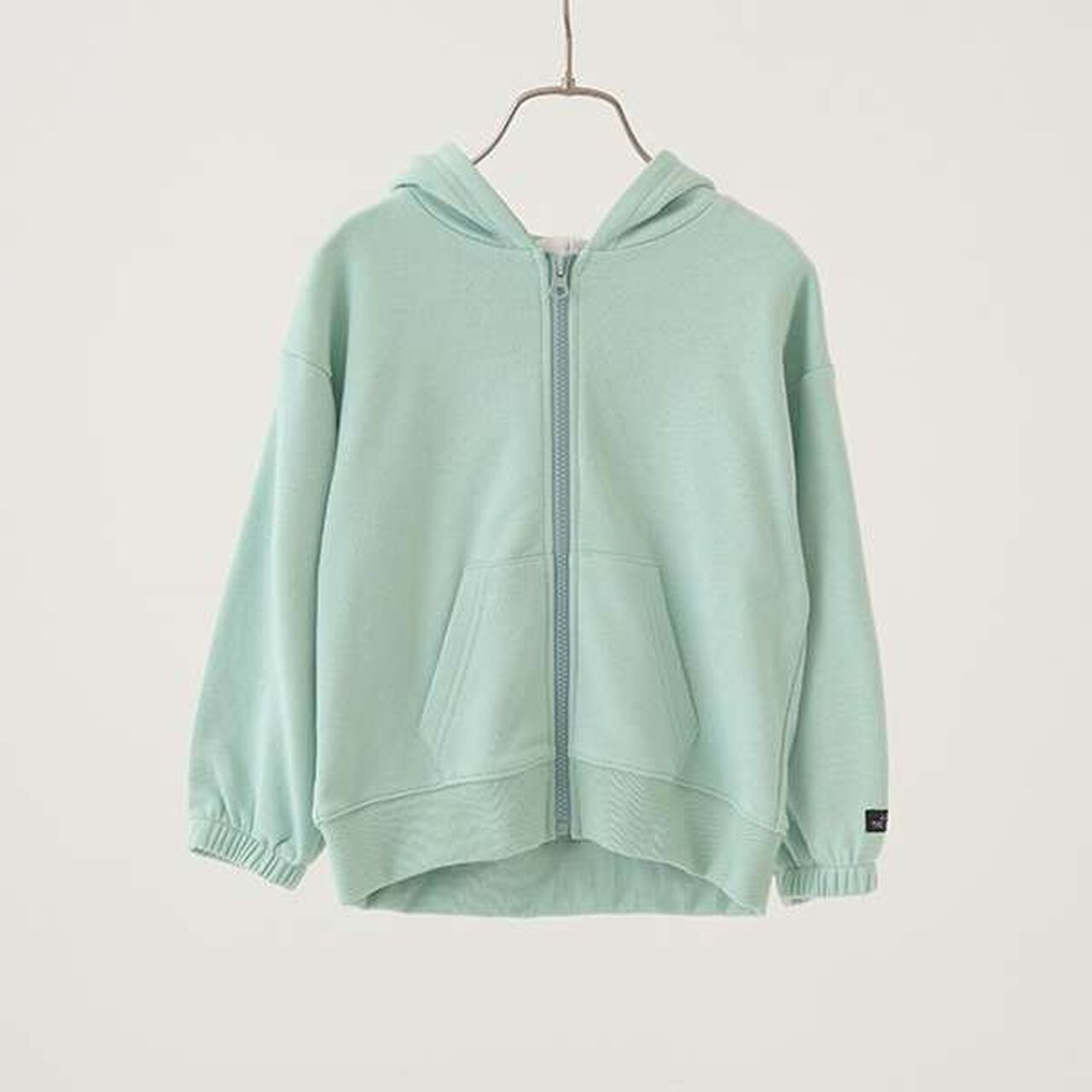 [Versatile Item] Drop Simple Zip Parka,Sax blue, large image number 11