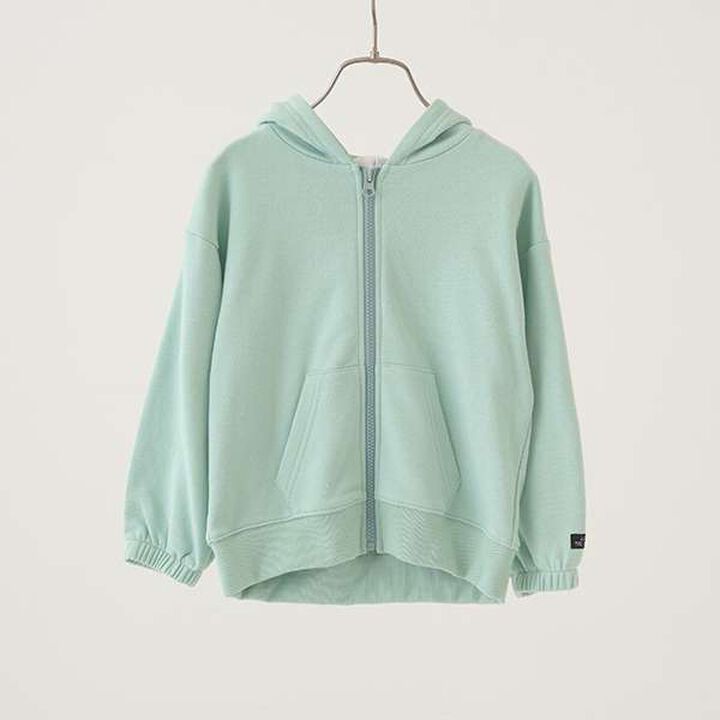 [Versatile Item] Drop Simple Zip Parka,Sax blue, medium image number 11