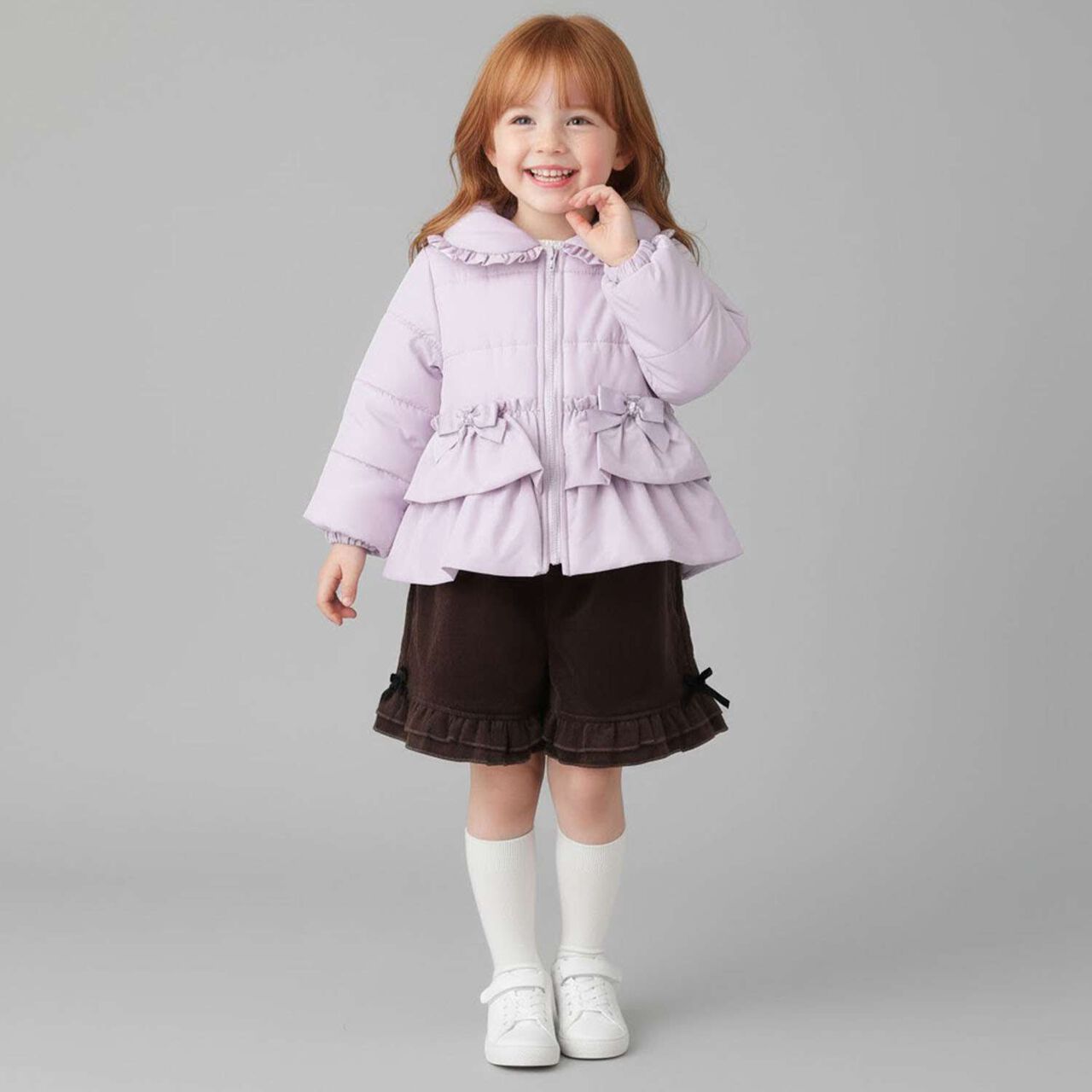 Padded Peplum Blouson,Pink, large image number 16