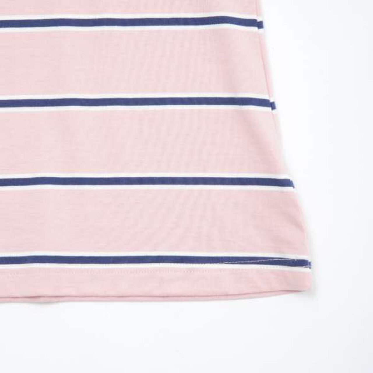 [Link] Stand Collar Rugby T-Shirt Dress,Navy, large image number 8