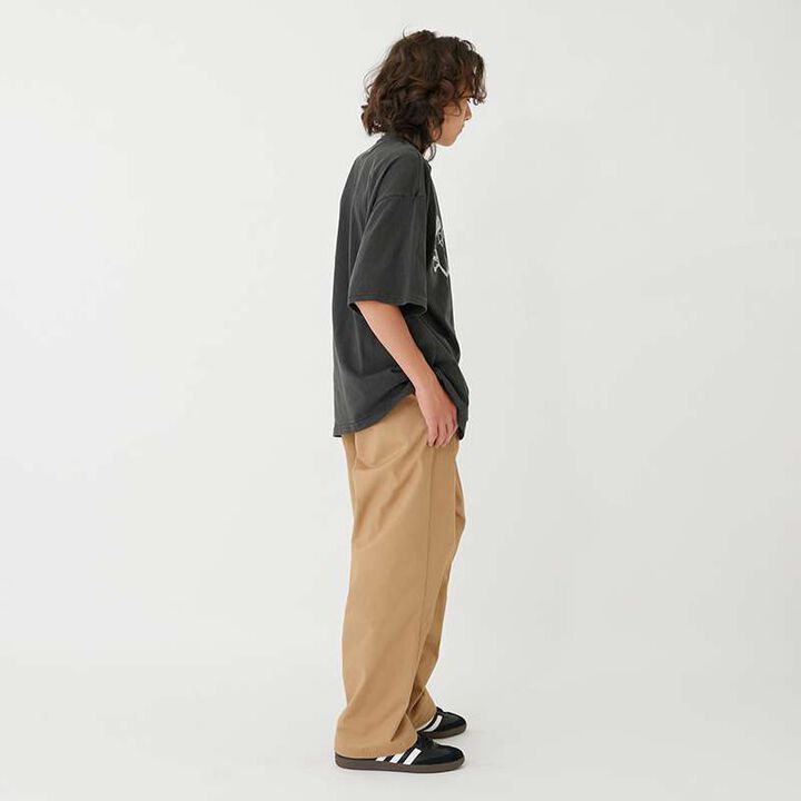 [FORGETNEVER] Heavyweight Pigment-Dyed Printed T-Shirt,Brown, medium image number 19