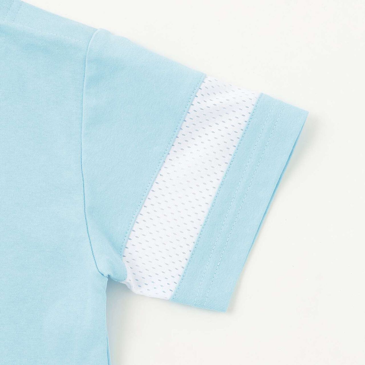 Cap Zaurus Short Sleeve Mesh T-Shirt,Light blue, large image number 6