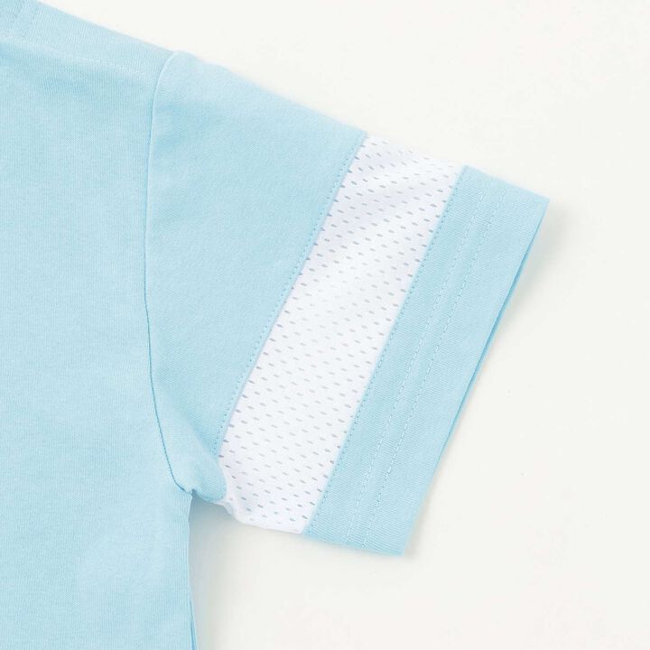 Cap Zaurus Short Sleeve Mesh T-Shirt,Light blue, medium image number 6