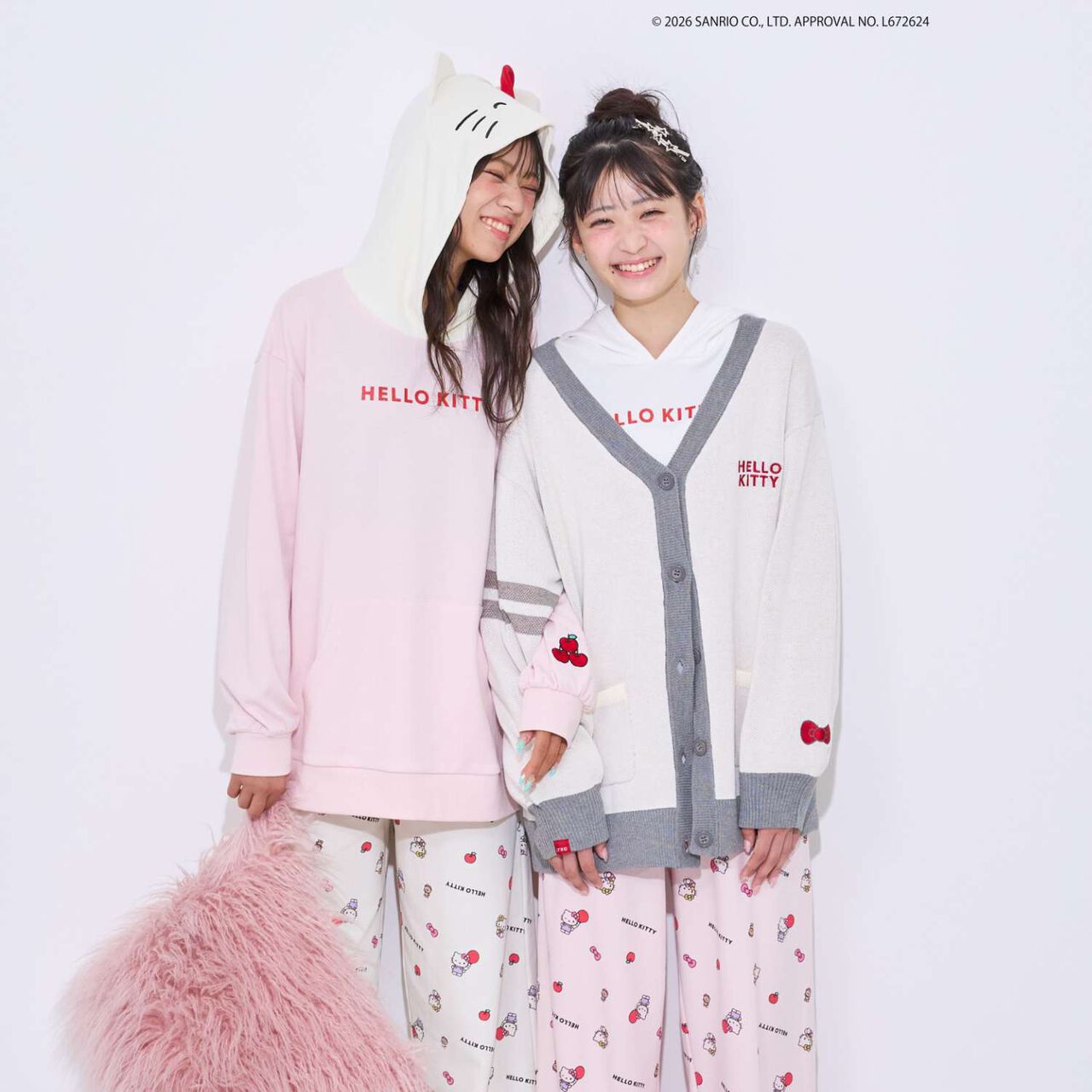 [Sanrio Characters/Hello Kitty] [LTXC] Room Wear,Off white, large image number 9