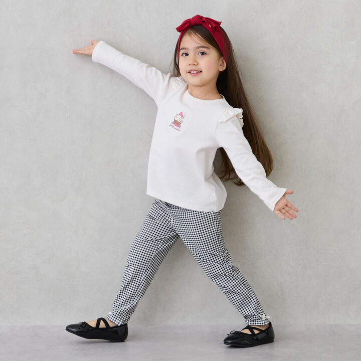 [Affordable] GIRLS 10-length Leggings,Black, medium image number 5