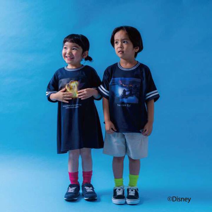 [Disney] Peter Pan Line One-Piece Dress,Navy, medium image number 16