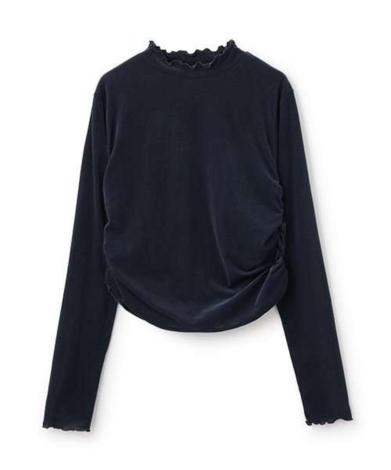 Sheer Velour Top,Black, large image number 13