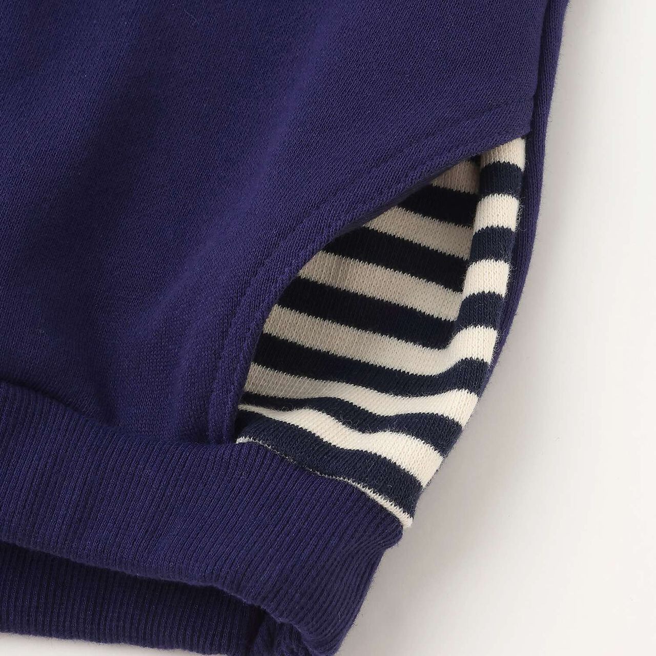 Stripe Star Pocket Fleece Pants,Gray, large image number 3