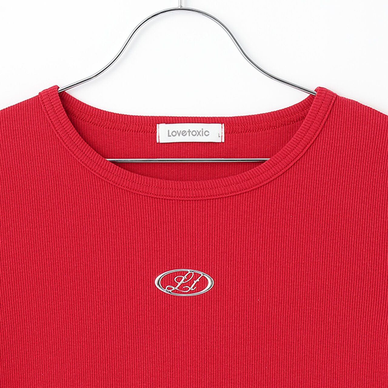 Ribbed Short-Sleeve T-Shirt,Multi color, large image number 7